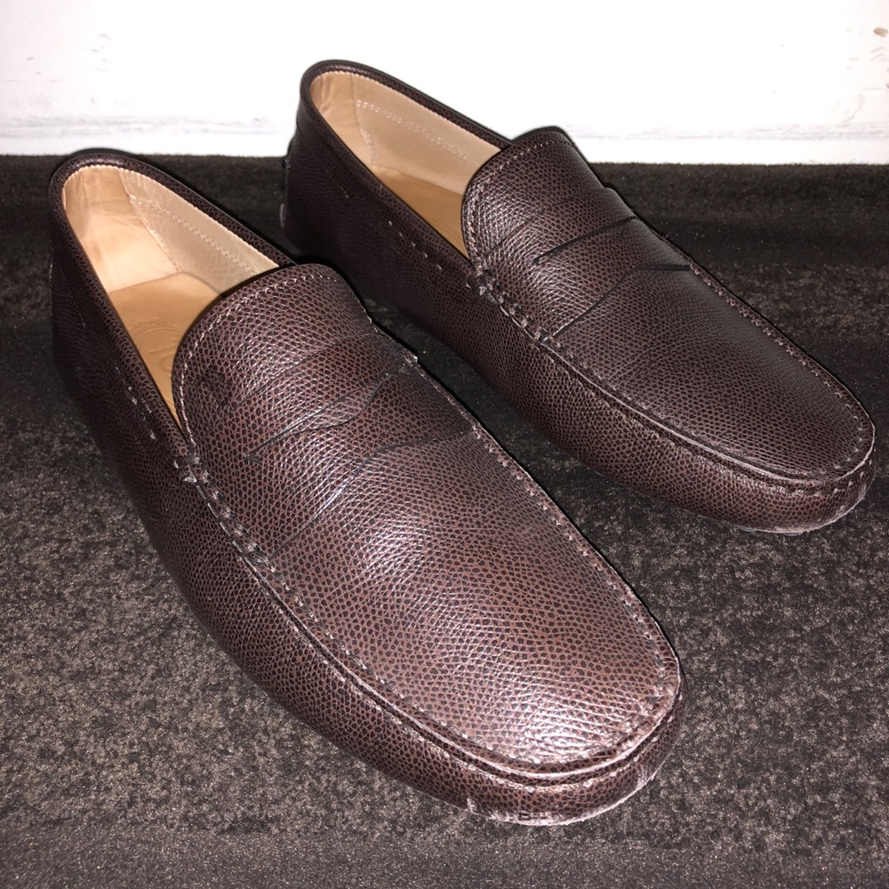 Tod’s Men’s Brown 7 US (6 UK) Moccasins Loafers